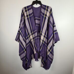 Lululemon Pranayama Scarf 100%‎ Merino Wool Nightfall Black Grape Pigment READ